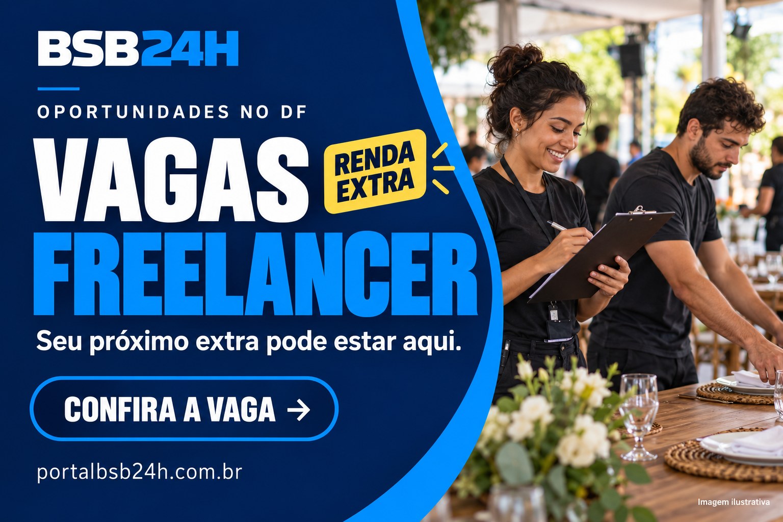 Imagem de Vaga Freelancer para Copeira em Brasília – DF