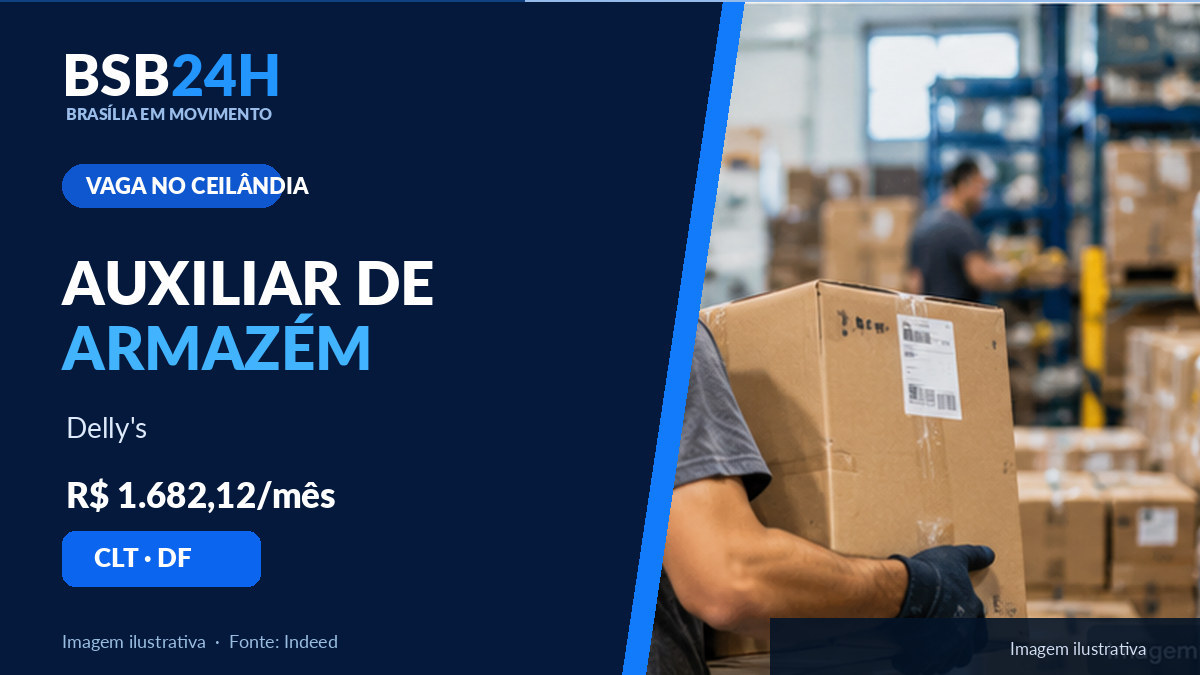 Imagem de Delly’s contrata Auxiliar de Armazém em Ceilândia – DF