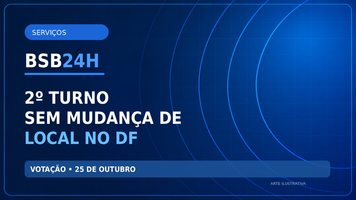 Imagem de DF não terá mudança nos locais de votação para o segundo turno, informa TRE