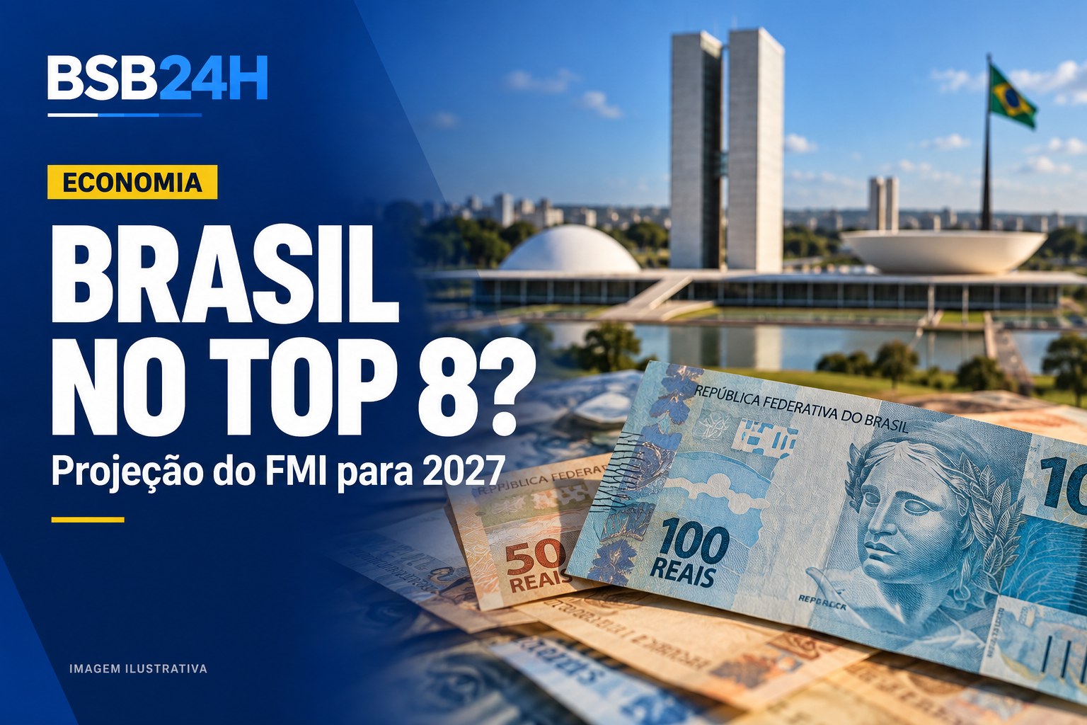 Imagem de Brasil pode ultrapassar Itália e Rússia e virar a 8ª maior economia em 2027