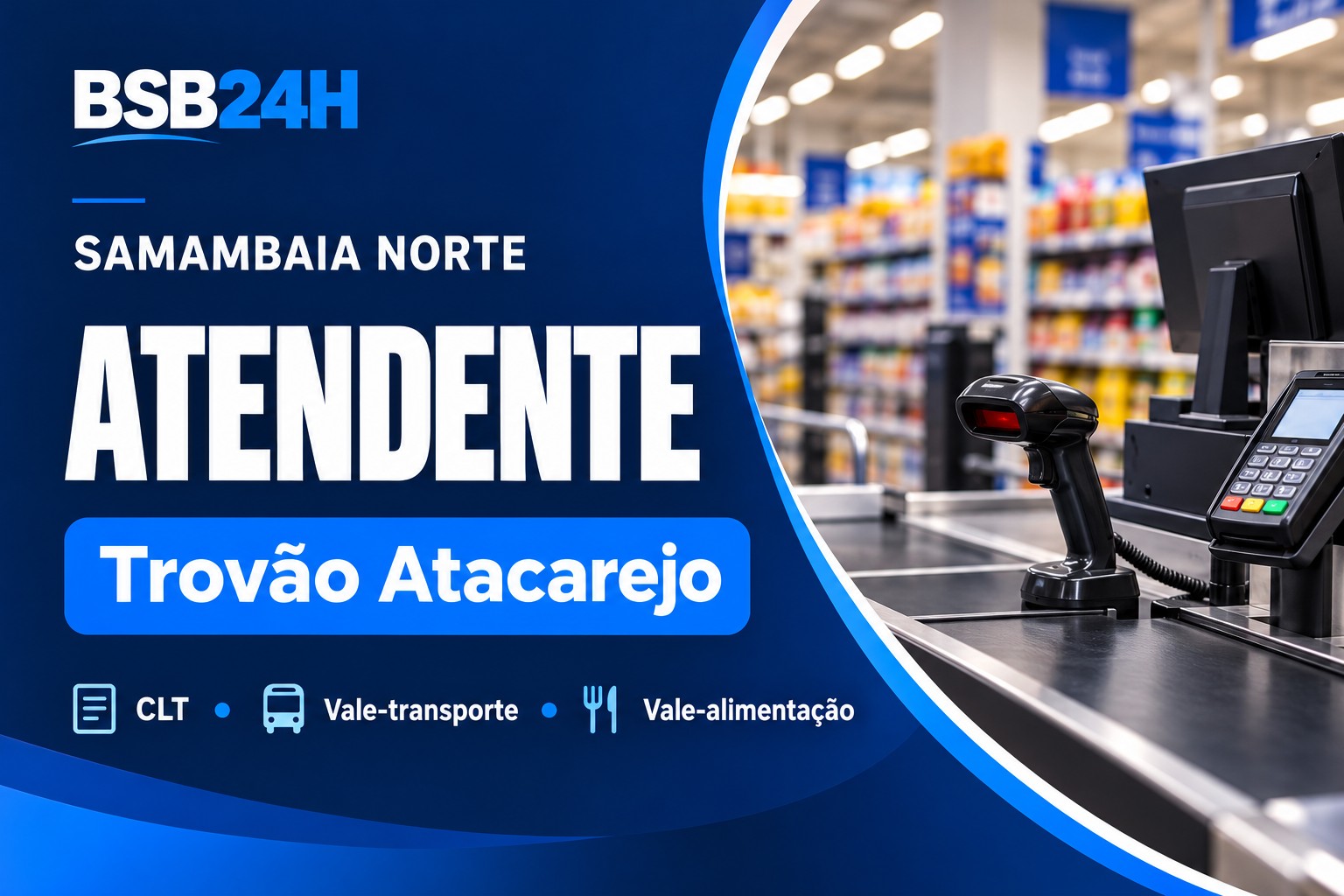 Imagem de Trovão Atacarejo anuncia vaga de Atendente em Samambaia Norte
