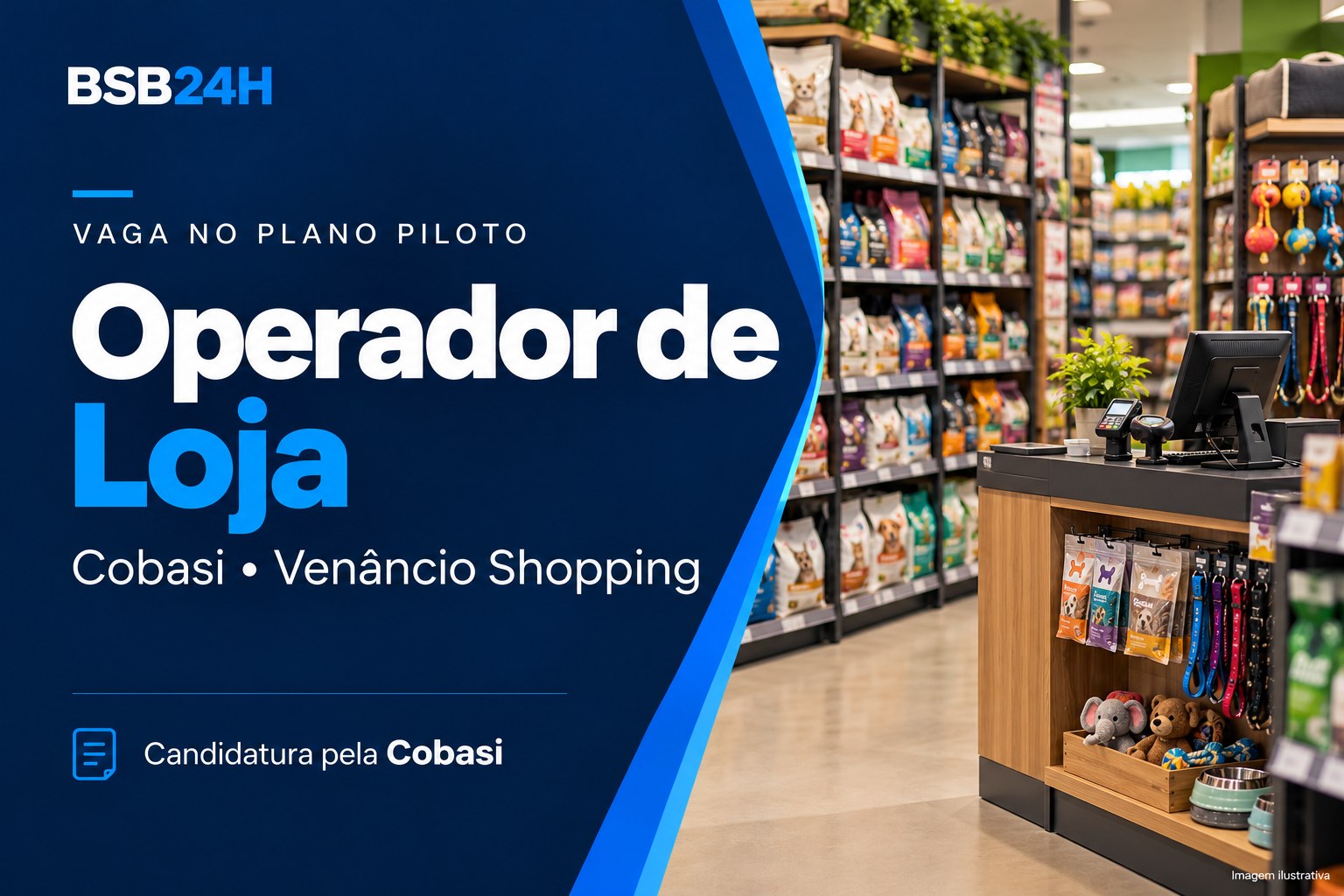 Imagem de Operador de Loja — Cobasi — Plano Piloto