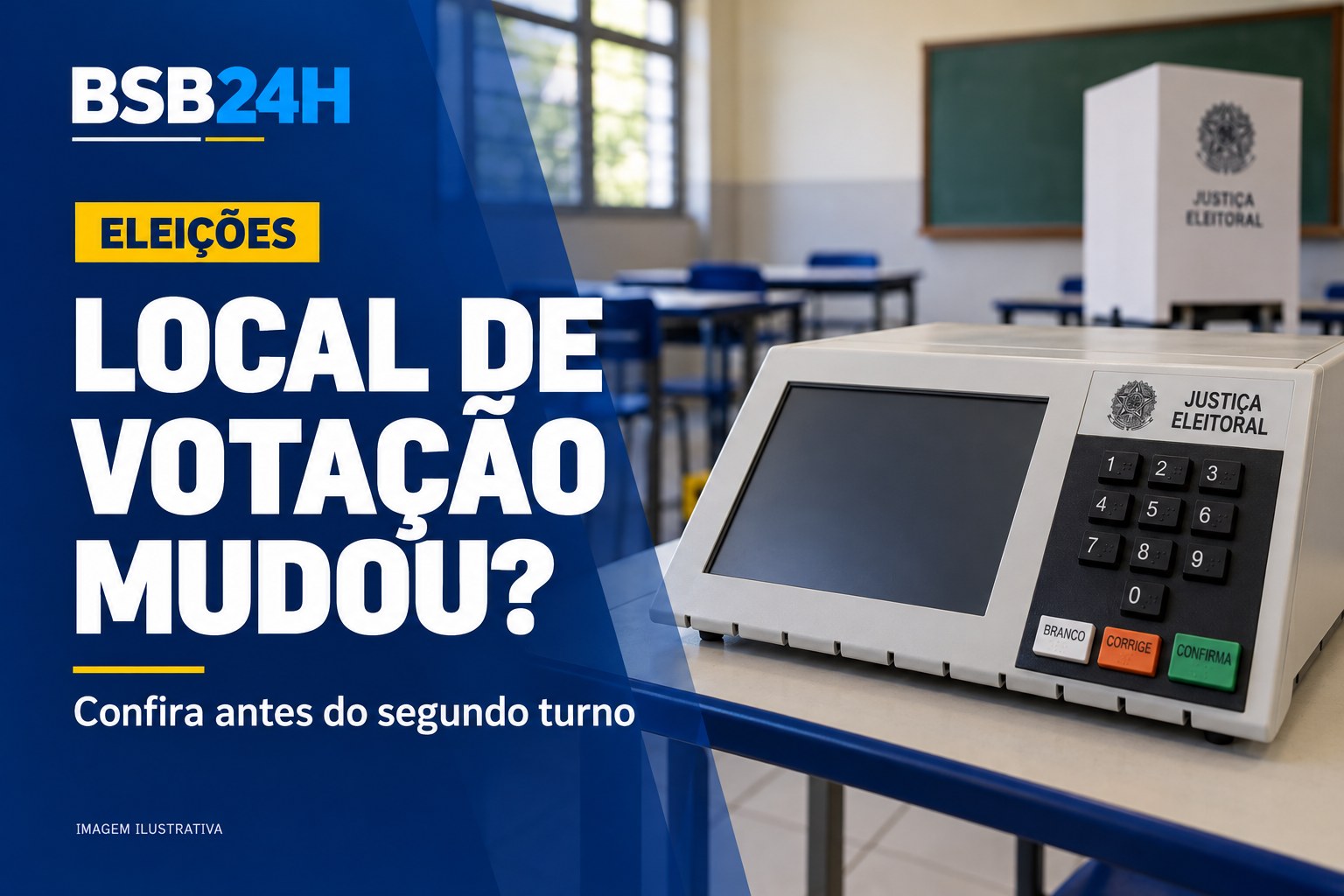 Imagem de Seu local de votação pode ter mudado: confira antes do segundo turno