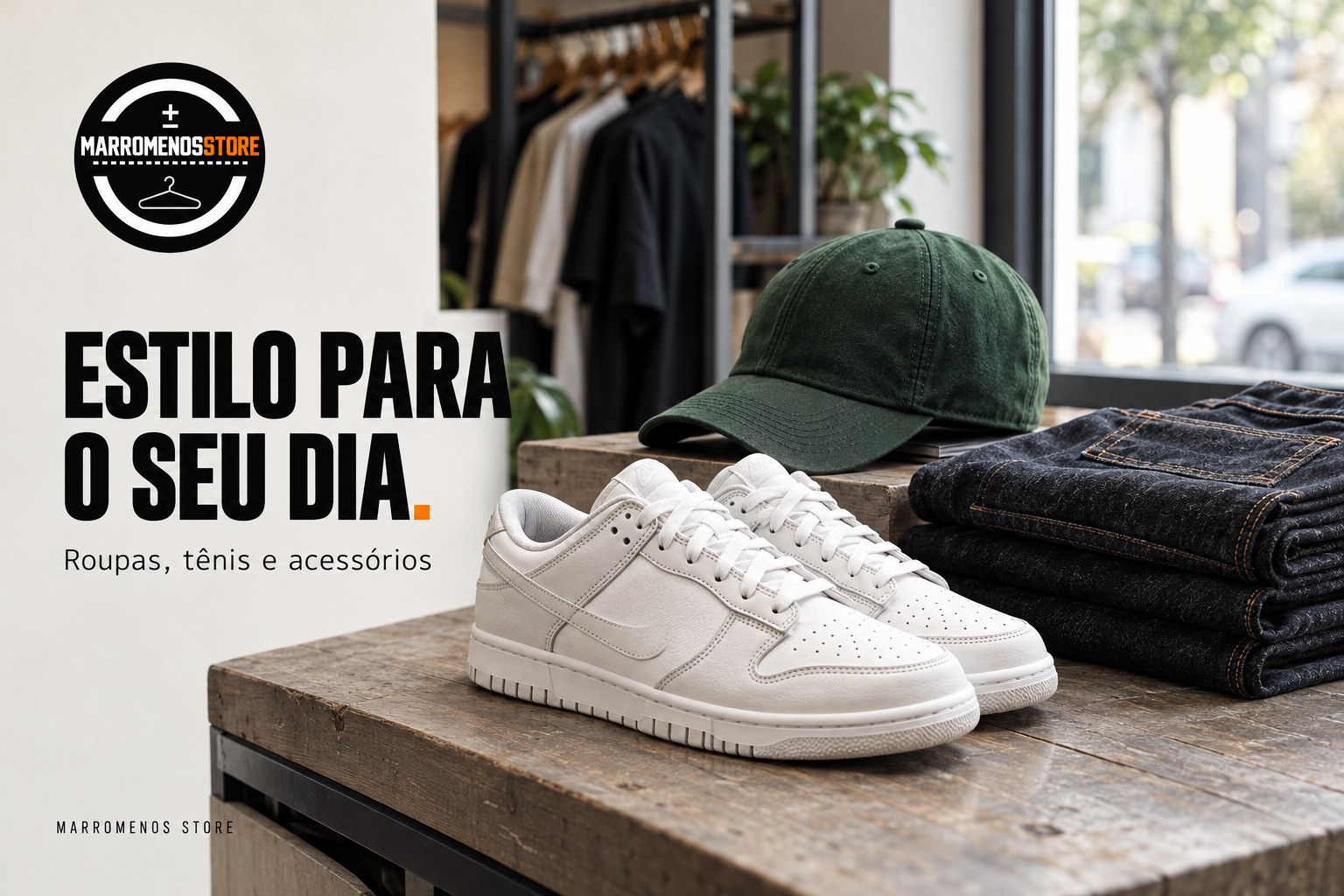 Imagem de Marromenos Store — Roupas, tênis e acessórios
