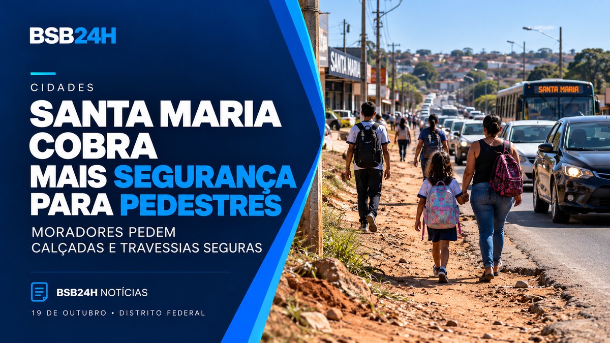 Imagem de Santa Maria: moradores cobram calçadas e segurança para crianças no caminho da escola